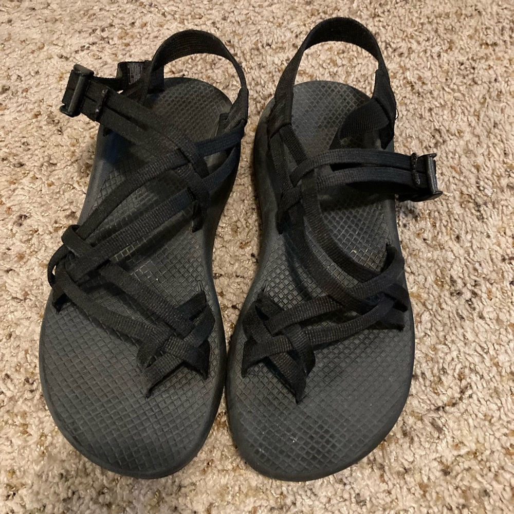 Chaco Black Strappy Sandals